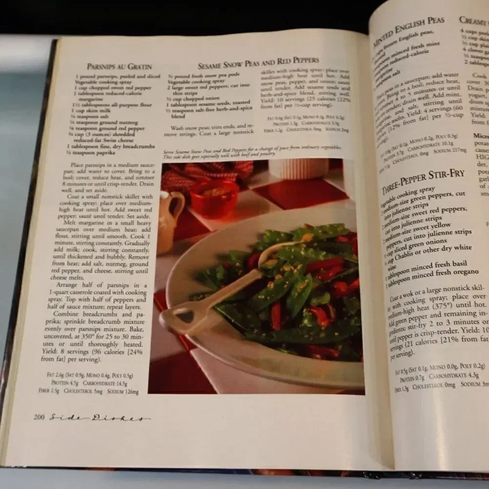 The Low-Fat Way to Cook 1993 Oxmoor House First Print Hardcover